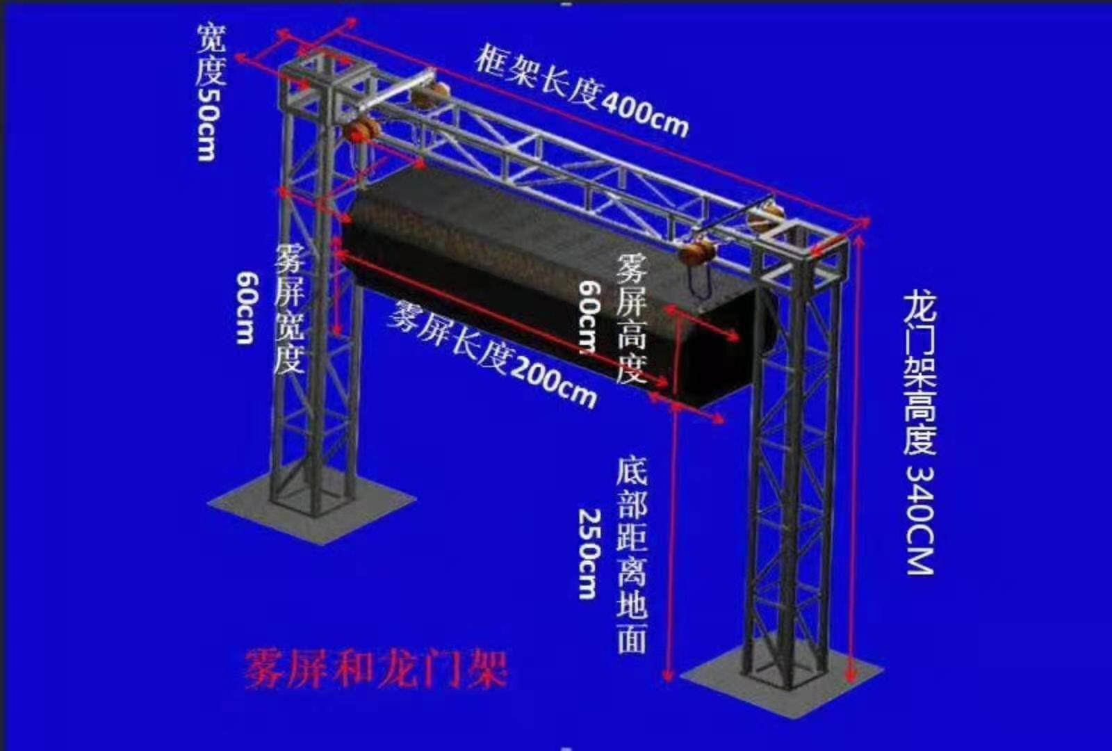 如何正確計(jì)算霧屏與投影位置